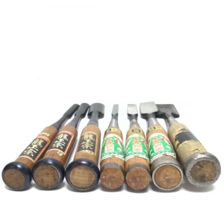    大工道具 ノミ7点セット 龍正宗・千吉・重友