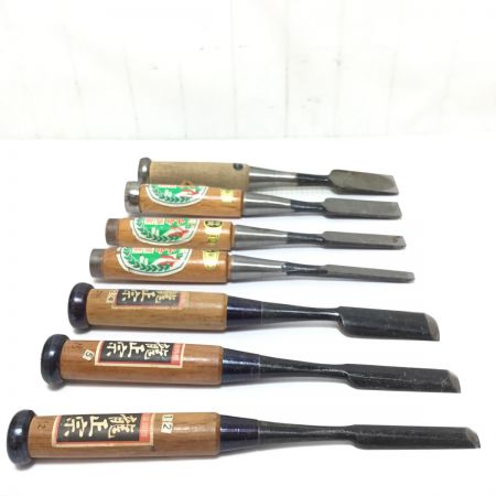    大工道具 ノミ7点セット 龍正宗・千吉・重友