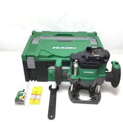 ΘΘ HiKOKI ハイコーキ コードレスルータ 程度A ケース付 コードレス式 12mm 36v M3612DA グリーン Aランク