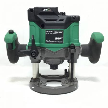  HiKOKI ハイコーキ コードレスルータ 程度A ケース付 コードレス式 12mm 36v M3612DA グリーン