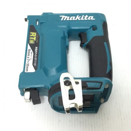  MAKITA マキタ 充電式タッカ 程度B ケース付 コードレス式 10mm×7-10mm 14.4v ST111D ブルー