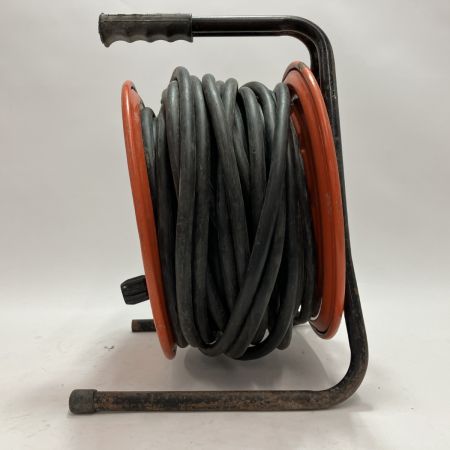 日動工業 コードリール 電工ドラム RND-E30SF オレンジ 有効長29m 使用感有