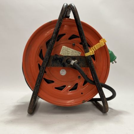 日動工業 コードリール 電工ドラム RND-E30SF オレンジ 有効長29m 使用感有