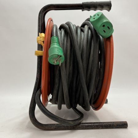 日動工業 コードリール 電工ドラム RND-E30SF オレンジ 有効長29m 使用感有