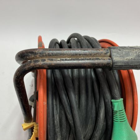 日動工業 コードリール 電工ドラム RND-E30SF オレンジ 有効長29m 使用感有