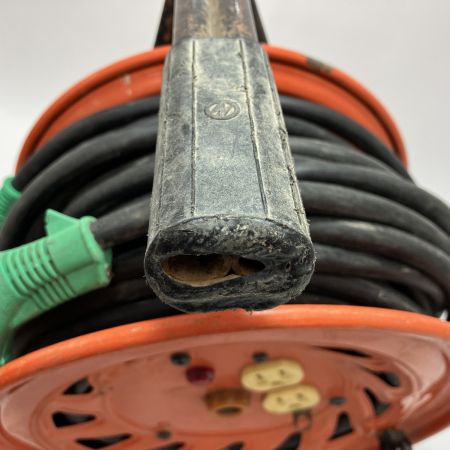 日動工業 コードリール 電工ドラム RND-E30SF オレンジ 有効長29m 使用感有