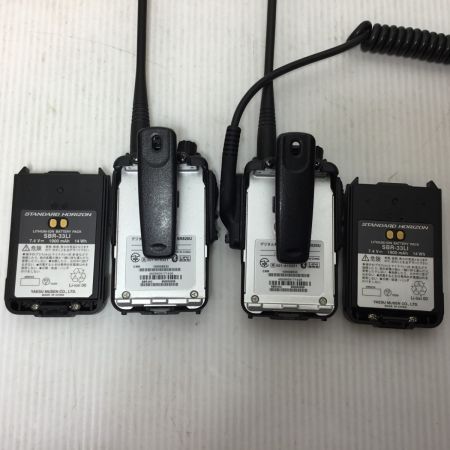  八重洲無線機 ジャンク品 トランシーバーSTANDARD HORIZON コードレス式 7.4V SR820U/SBR-33LI/