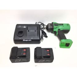 ΘΘ Snap-on スナップオン インパクトレンチ 程度B 充電器・充電池2個付 コードレス式 18v CT9050GJ2 グリーン Bランク