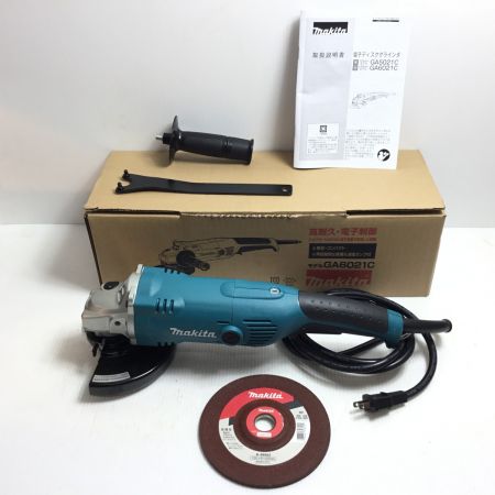  MAKITA マキタ ディスクグラインダー 未使用品(S) 付属品完備 コード式 150mm  GA6021C ブルー