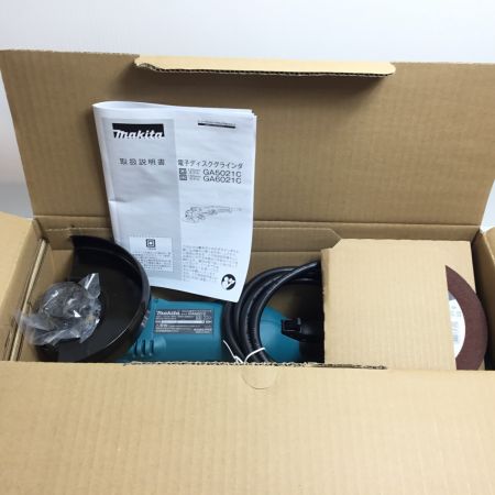  MAKITA マキタ ディスクグラインダー 未使用品(S) 付属品完備 コード式 150mm  GA6021C ブルー