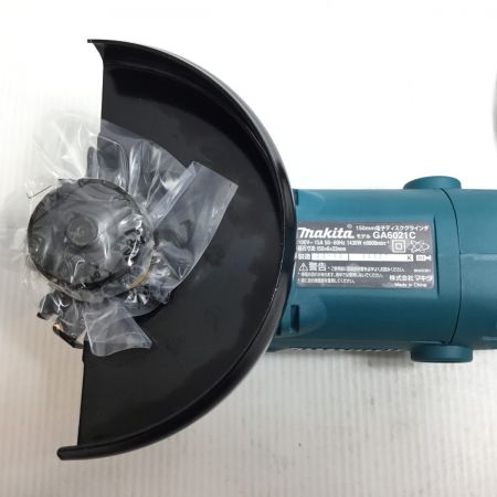  MAKITA マキタ ディスクグラインダー 未使用品(S) 付属品完備 コード式 150mm GA6021C ブルー