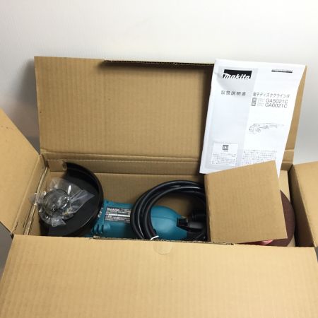  MAKITA マキタ ディスクグラインダー 未使用品(S) 付属品完備 コード式 150mm GA6021C ブルー