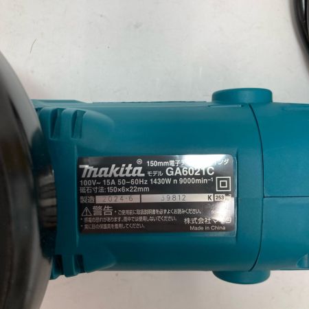 MAKITA マキタ ディスクグラインダー GA6021C ブルー