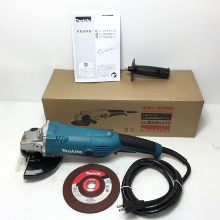 MAKITA マキタ ディスクグラインダー コード式 150mm 未使用品(S) GA6021C ブルー