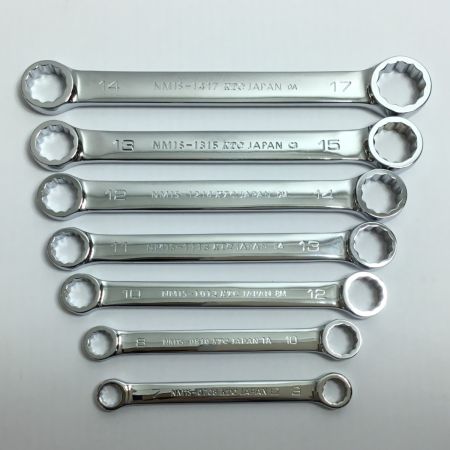  nepros ネプロス メガネレンチセット 7本セット NM1Sｼﾘｰｽﾞ