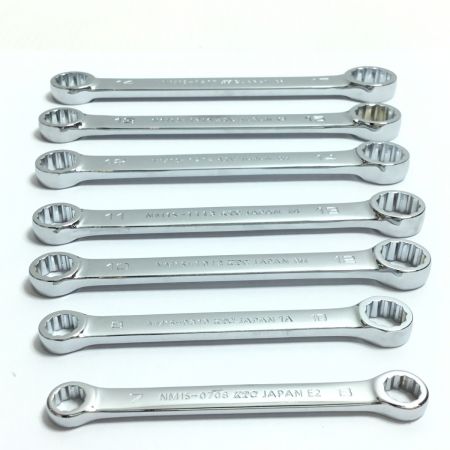  nepros ネプロス メガネレンチセット 7本セット NM1Sｼﾘｰｽﾞ