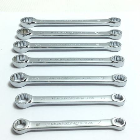  nepros ネプロス メガネレンチセット 7本セット NM1Sｼﾘｰｽﾞ