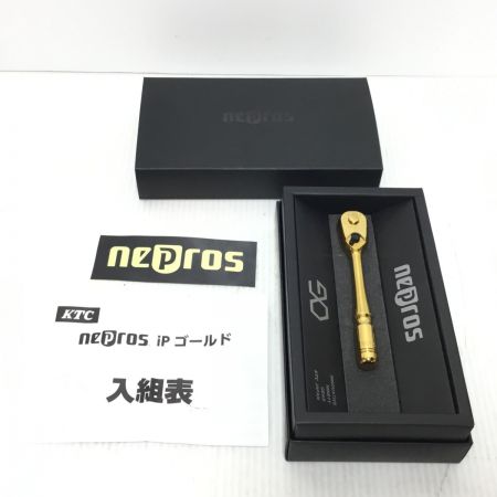  nepros ラチェットハンドル 未使用品(S) NBR290 ゴールド