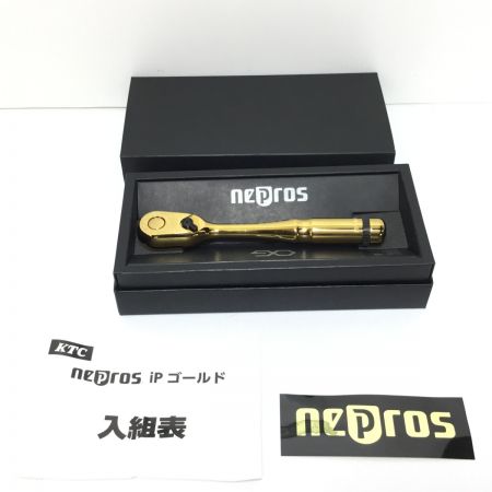  nepros ラチェットハンドル 未使用品(S) NBR390 ゴールド