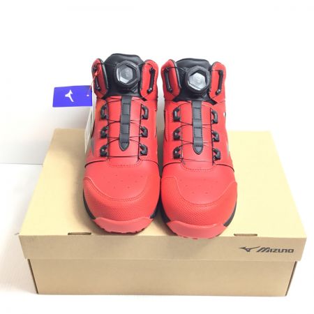  MIZUNO ミズノ 安全靴 未使用品(S) 本体のみ 26cm F1GA220362 レッド×ブラック