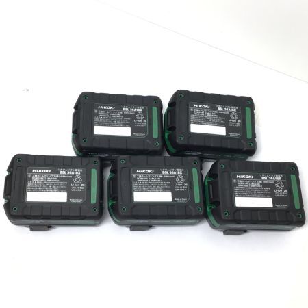  HiKOKI ハイコーキ バッテリー 程度A 5個セット BSL36A18X