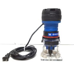 ΘΘ KYOCERA キョウセラ トリマー コード式 100v 本体のみ MTR-42 ブルー Bランク