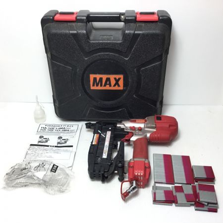  MAX マックス エアツール 高圧 フロアタッカ ケース付  HA-50F1(D)/4MA レッド