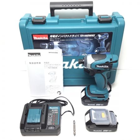  MAKITA マキタ インパクトドライバ 未使用品(S) 付属品完備 コードレス式 18v TD146DWHX ブルー