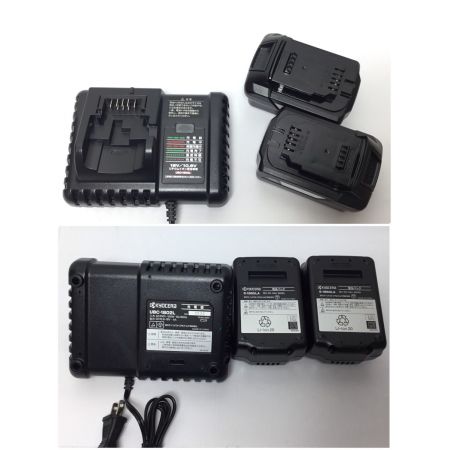  KYOCERA キョウセラ ドライバドリル 未使用品(S) 付属品完備 コードレス式 18v  DD181L5 グレー