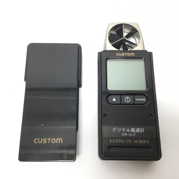CUSTOM　AM-01U　デジタル風速計　中古品　通電のみ確認済み　温度記載付　【ハンズクラフト宜野湾店】 CUSTOM カスタム デジタル風速計 AM-01U - 中古工具・電動工具