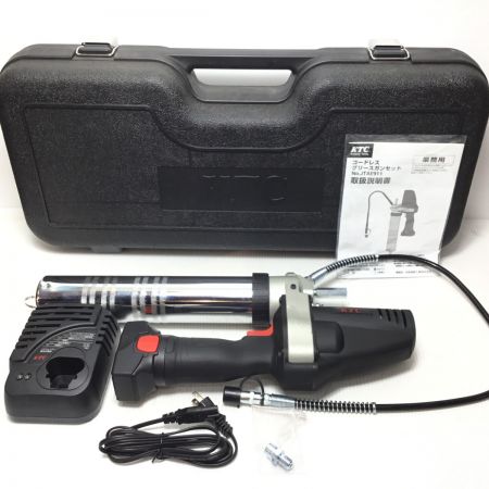  KTC ケーティーシー コードレスグリースガン 未使用品(S) 付属品完備 コードレス式 18v JAE911 ブラック