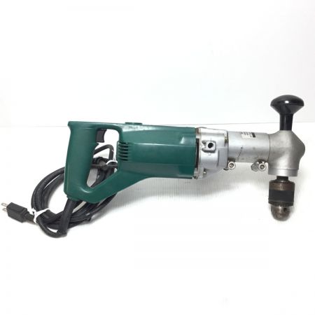  HITACHI 日立 アングルドリル 程度B チャックハンドル付 コード式 D13Y グリーン