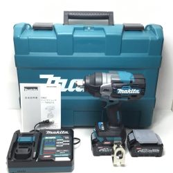 ΘΘ MAKITA マキタ インパクトレンチ 未使用品(S) 付属品完備 コードレス式 40v TW001GRDX ブルー Sランク