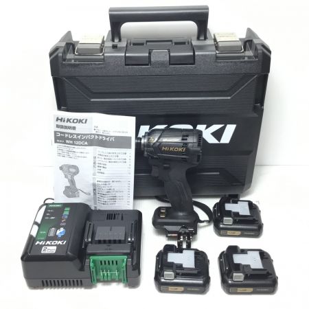  HiKOKI ハイコーキ インパクトドライバ 程度A 付属品完備 コードレス式 10.8v WH12DCA ブラック×ゴールド