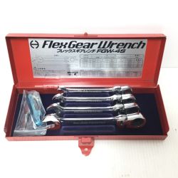 ΘΘ Pro-Auto コンビネーションレンチ  ケース付 4本セット・ミニドライバー付き FG43080/43100/43120/43140 Bランク