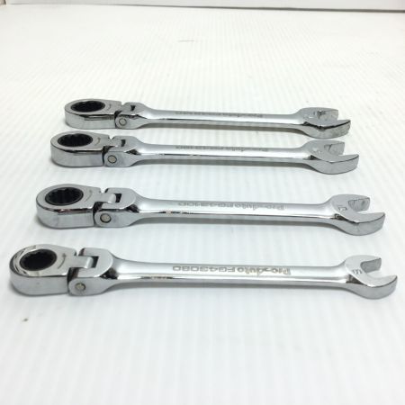  Pro-Auto コンビネーションレンチ  ケース付 4本セット・ミニドライバー付き FG43080/43100/43120/43140