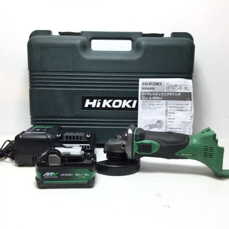  HiKOKI ハイコーキ ディスクグラインダー 充電器・充電池1個・ケース付 コードレス式 18v  G18DSL2 グリーン