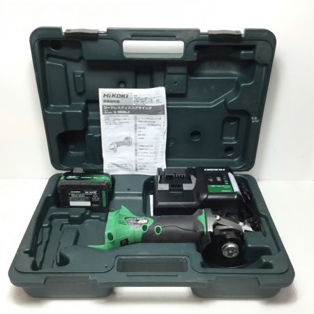 HiKOKI ハイコーキ ディスクグラインダー 充電器・充電池1個・ケース付 コードレス式 18v  G18DSL2 グリーン