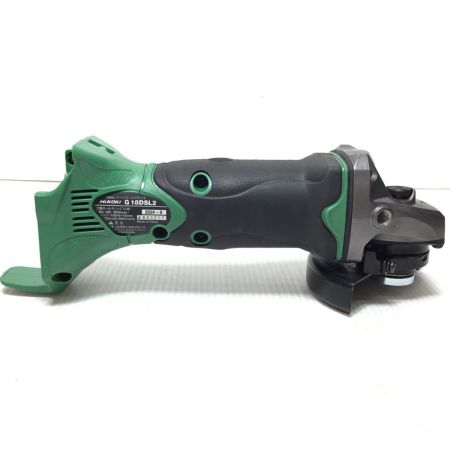  HiKOKI ハイコーキ ディスクグラインダー 充電器・充電池1個・ケース付 コードレス式 18v  G18DSL2 グリーン