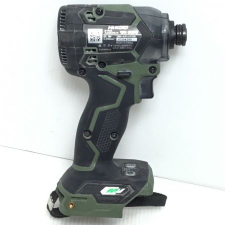  HiKOKI ハイコーキ インパクトドライバ 36v 本体のみ 程度B WH36DC オリーブ