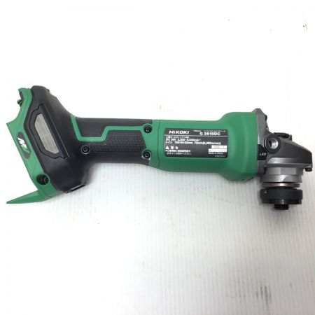  HiKOKI ハイコーキ ディスクグラインダー 充電器・充電池2個・ケース付 150mm 36v G3615DC グリーン