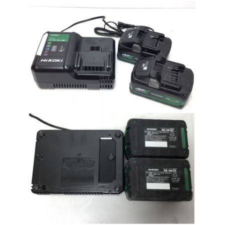  HiKOKI ハイコーキ ディスクグラインダー 充電器・充電池2個・ケース付 150mm 36v G3615DC グリーン