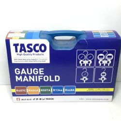 ΘΘ イチネンTASCO マニホールド1 未使用品(S) チャージホース3本・ケース・取説付 TA126-1 Sランク