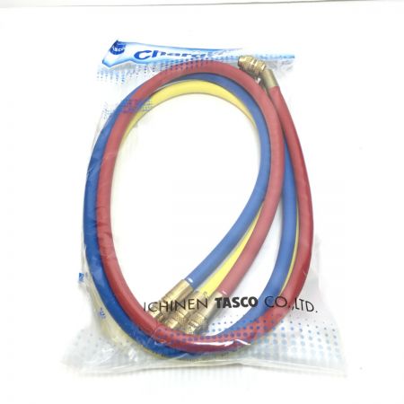  イチネンTASCO マニホールド1 未使用品(S) チャージホース3本・ケース・取説付 TA126-1