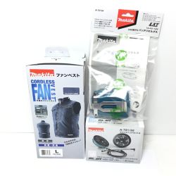 ΘΘ MAKITA マキタ ファンベスト・ファン・バッテリーホルダセット 未使用品(S) 14.4v/18v FV215DZL/A-72154/A-72132 Sランク