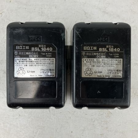 ЗЗ HITACHI 日立 18v 16mm 振動ドライバドリル バッテリーx2 充電器 ケース付 DV18DBL グリーン