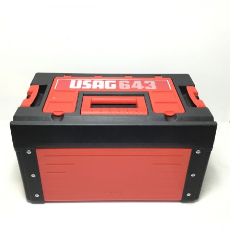 USAG 工具ケース 程度B 643 レッド×ブラック