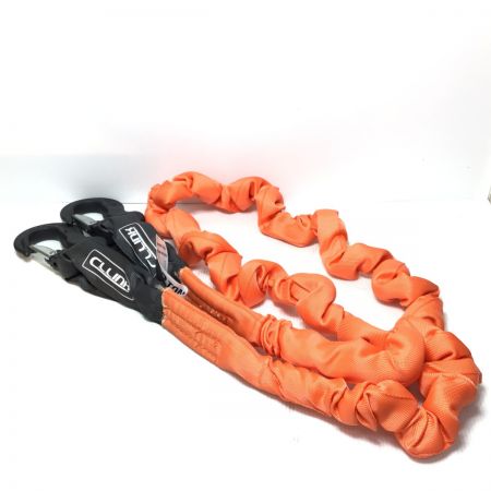  CLLINK シーエルリンク けん引ロープ 12t 4.8m 袋付 オレンジ×ブラック