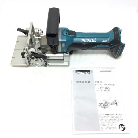  MAKITA マキタ ジョイントカッタ 程度B 取説付 コードレス式 100mm 18v PJ180D ブルー