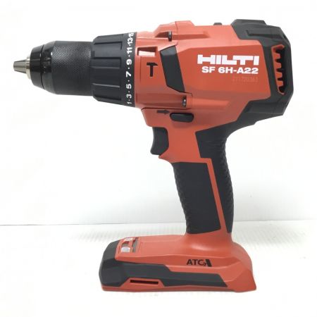  Hilti ヒルティ ドライバドリル 程度A 充電器・充電池2個・ケース付 コードレス式 21.6v SF6H-A22 レッド